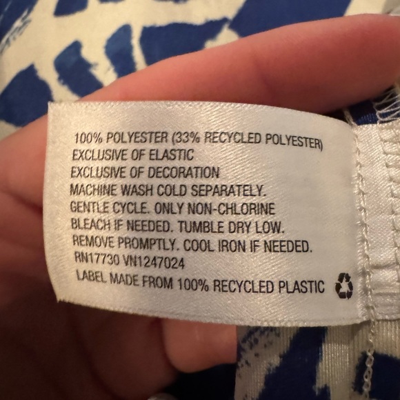 Alexis x Target Blue Botanical Tie Strap Asymmetrical Hem Dress Sz M Flowy - Picture 6 of 10